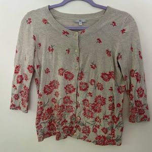 Gap Floral Cardigan